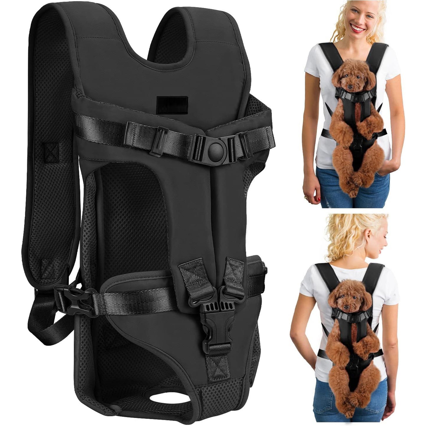 Outdoor Pet Dog Carrier Backpack - Hands-Free & Adjustable