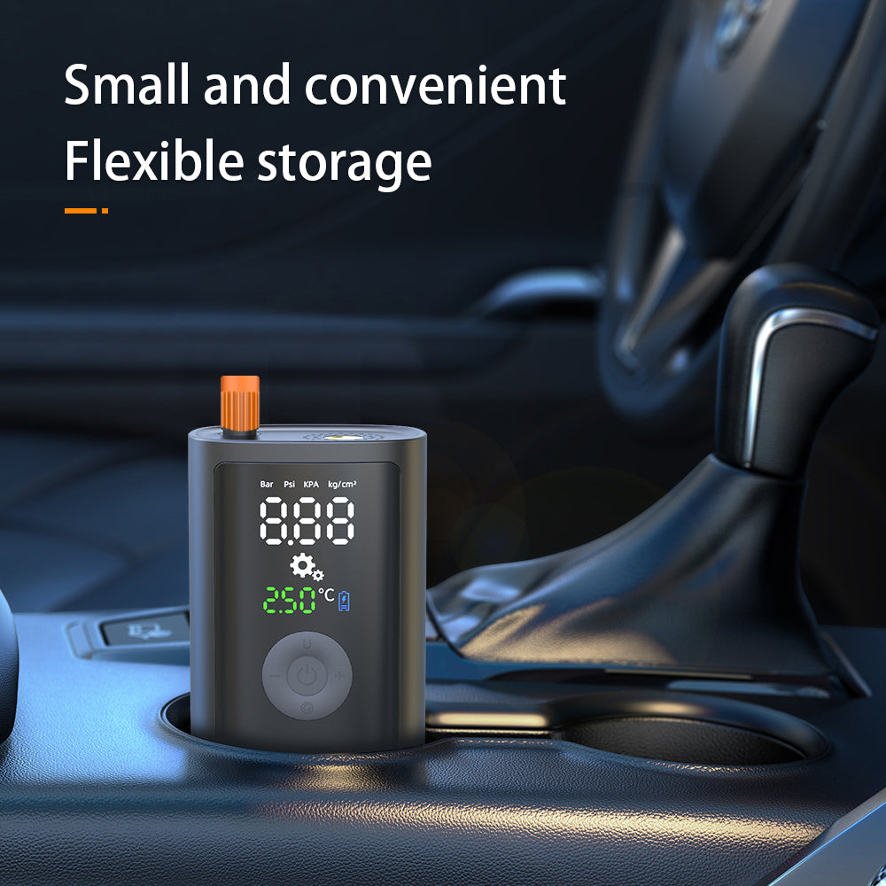 Tire Inflator Portable Air Compressors & Inflators Digital Tire Pressure Gauge 150 PSI Motorcycle Electric Bike and Bicycle Pump