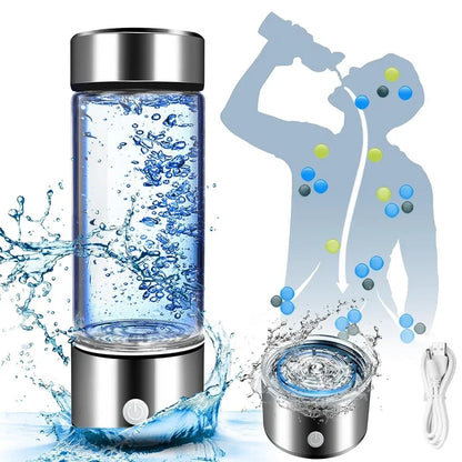 Hydrogen Water Bottle Generator - Alkaline Ionizer USB Cup