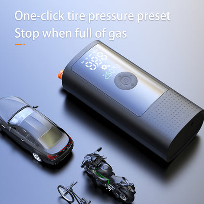 Tire Inflator Portable Air Compressors & Inflators Digital Tire Pressure Gauge 150 PSI Motorcycle Electric Bike and Bicycle Pump