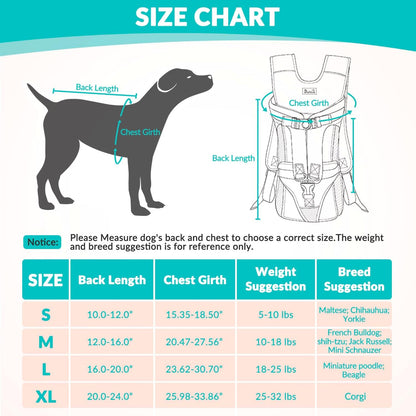 Outdoor Pet Dog Carrier Backpack - Hands-Free & Adjustable